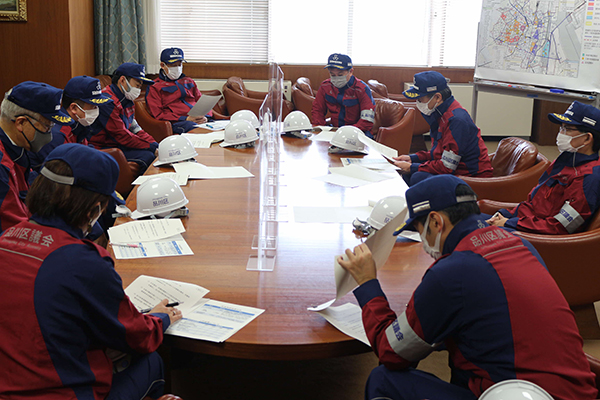 写真：防災訓練